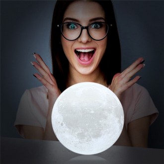 Описание
3D светильник – ночник Magic 3D Moon UFT станет отличным дополнением лю. . фото 6