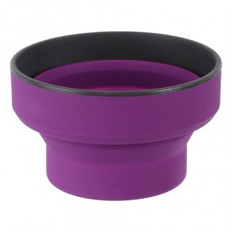 Lifeventure Silicone Ellipse Mug – складний туристичний гурток із харчового сили. . фото 3