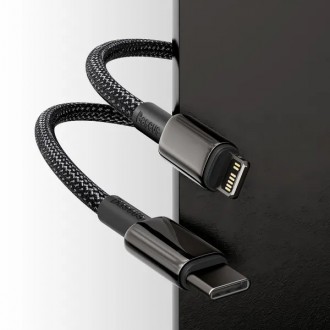 Кабель Baseus Tungsten Gold Fast Charging Data Cable USB to Lightning 2.4A 1m є . . фото 3