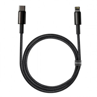 Кабель Baseus Tungsten Gold Fast Charging Data Cable USB to Lightning 2.4A 1m є . . фото 6