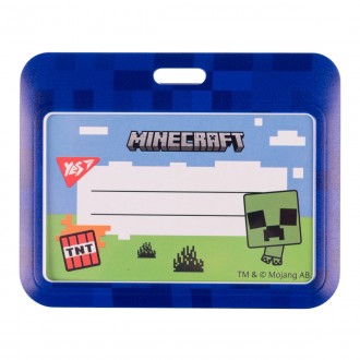 Бейдж горизонтальный YES Minecraft 940325 10х8 см. Киев. фото 1 Бейдж горизонтальный YES Minecraft 940325 10х8 см. Киев. фото 1