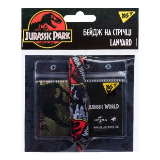 Бейдж на ленте YES Jurassic World 940237 9х6 см. Киев. фото 1 Бейдж на ленте YES Jurassic World 940237 9х6 см. Киев. фото 1