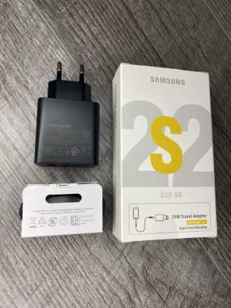 Зарядний Пристрій для Samsung S22 + Кабель Type C, EP-TA220 35Вт Super Fast. Рівне. фото 1 Зарядний Пристрій для Samsung S22 + Кабель Type C, EP-TA220 35Вт Super Fast. Рівне. фото 1