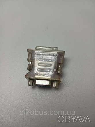Компьютерные кабели, разъемы, переходники Б/У Переходник VGA/DVI