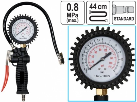 Пистолет для накачки шин с манометром LEX LXPIG-PRO1– это профессиональный. . фото 4