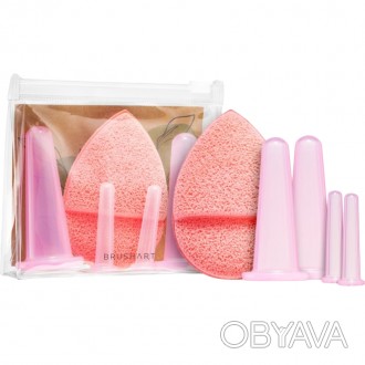 Набор для вакуумного массажа лица BrushArt Home Salon Facial Cupping Set