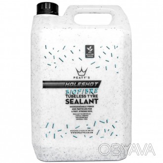 Peaty's Holeshot BioFibre Tubeless Tyre Sealant
 Розроблений у співпраці з механ. . фото 1