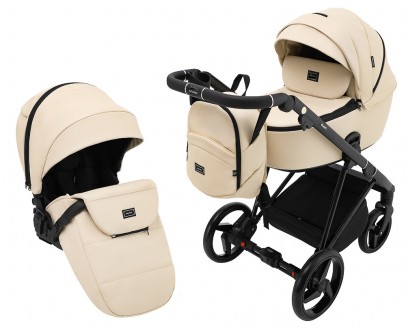 Коляска 2 в 1 Adamex Blanc Eco SA-8 бежевий. Київ. фото 1