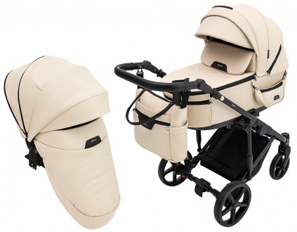 Коляска 2 в 1 Adamex Zico Eco Sa-8 бежевий. Київ. фото 1