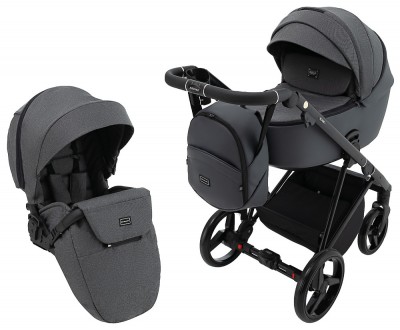 Коляска 2 в 1 Adamex Blanc Tip PS-58. Київ. фото 1