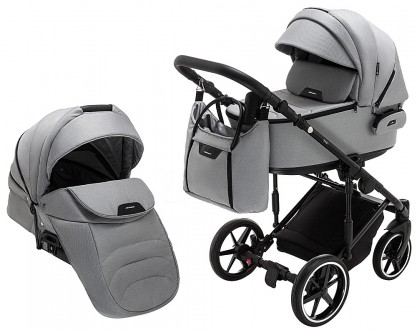 Коляска 2 в 1 Adamex Porto Light Tip TK-83 сірий. Київ. фото 1