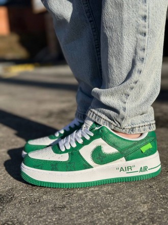 Nike Air Force LV By Virgil Abloh Green                                         . . фото 3