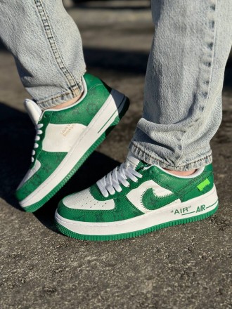 Nike Air Force LV By Virgil Abloh Green                                         . . фото 6