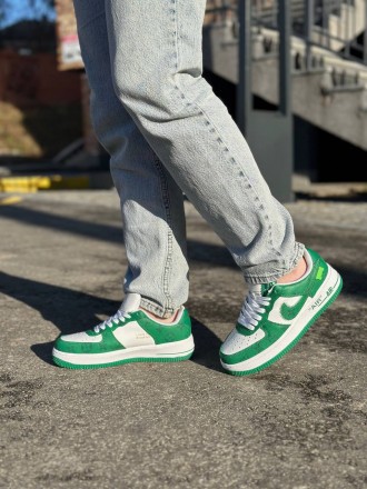 Nike Air Force LV By Virgil Abloh Green                                         . . фото 8