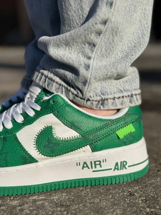 Nike Air Force LV By Virgil Abloh Green                                         . . фото 4