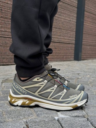 Salomon XT-6 Beluga Dull Gold                                                   . . фото 3