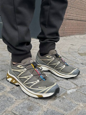 Salomon XT-6 Beluga Dull Gold                                                   . . фото 6