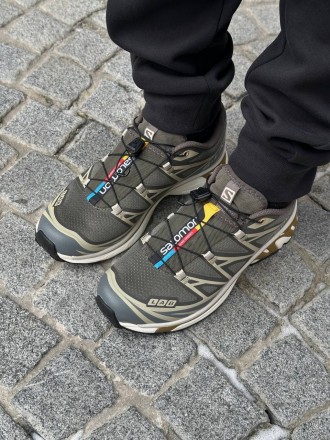 Salomon XT-6 Beluga Dull Gold                                                   . . фото 10