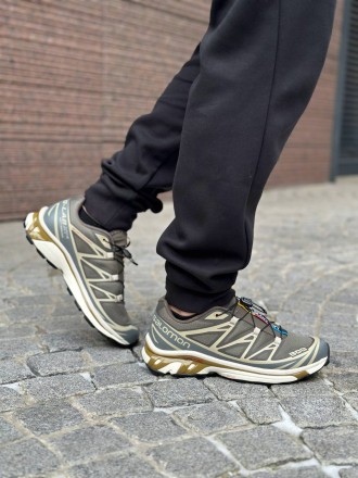 Salomon XT-6 Beluga Dull Gold                                                   . . фото 11