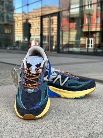 New Balance 990v6 MiUSA Action Bronson Lapis Lazuli                             . . фото 10