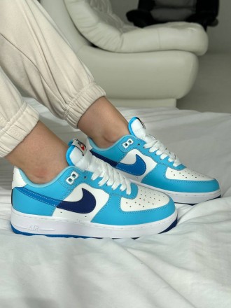 Nike Force Blue White                                                           . . фото 4