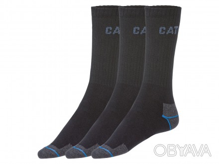 Носки 3 пары махра с широкой резинкой для мужчины Caterpillar (CAT) LYCRA® 44337
