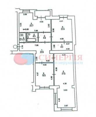 3-комнатная квартира, 162.00 кв.м. . фото 11 вул. Панаса Мирного 10,
ЖК Введенський,
Печерський р-н.
* Площа 162/100/20 к. . фото 11