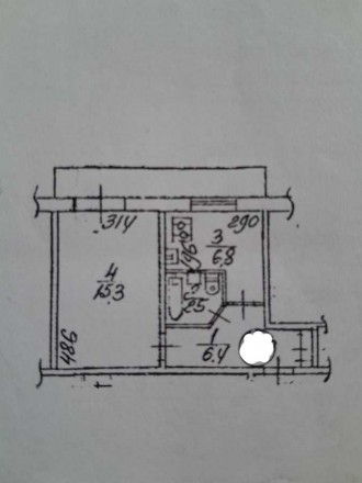 Продаж 1 кім. квартири 32.7 кв.м. Лісовий пр. 33.
Поверховість 9
Поверх 2
Чеш. . фото 5