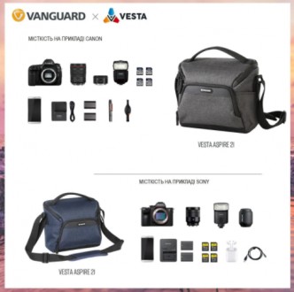 Сумка Vanguard Vesta Aspire 21 Navy (Vesta Aspire 21 NV) (DAS301104)
Коли Ви гот. . фото 10