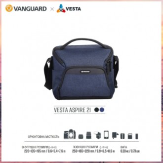 Сумка Vanguard Vesta Aspire 21 Navy (Vesta Aspire 21 NV) (DAS301104)
Коли Ви гот. . фото 9