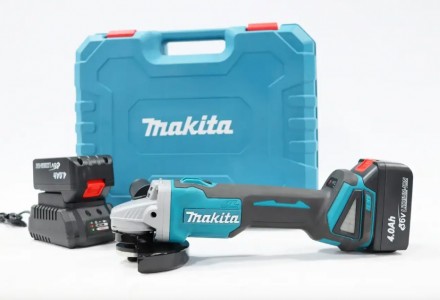 Болгарка аккумуляторная 36V 4A/h Makita DGA 554
Угловая шлифмашина Makita DGA 55. . фото 3