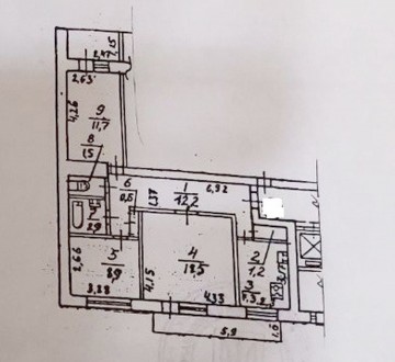 Продам 3-к квартиру в кирпичной высотке на ул. Тверская (пр. Правды - Калиновая). . фото 17