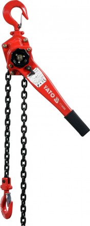 Лебідка ланцюгова ручна, з доводчиком, ланцюг 1,5 м, 1.5 т Yato - YT-58964. Київ. фото 1 Лебідка ланцюгова ручна, з доводчиком, ланцюг 1,5 м, 1.5 т Yato - YT-58964. Київ. фото 1