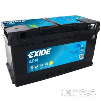 
Автомобільний акумулятор EXIDE 6СТ-96 АзЕ START-STOP AGM EK960 - це сучасний ви. . фото 1