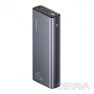 
Зовнішній акумулятор Usams US-CD165 30000 mAh 65W Grey Залишайтесь на зв'язку н. . фото 1