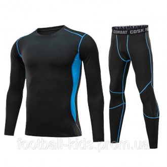 Термобілизна дитяча Sport Thermal Underwear Black/Blue Kids 135-145 см (3492). Київ. фото 1 Термобілизна дитяча Sport Thermal Underwear Black/Blue Kids 135-145 см (3492). Київ. фото 1