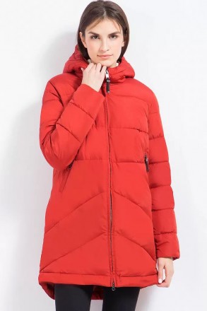Зимняя женская куртка Finn Flare W17-32022-340 красная XS. Киев. фото 1 Зимняя женская куртка Finn Flare W17-32022-340 красная XS. Киев. фото 1