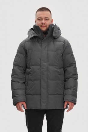 Мужской пуховик Finn Flare FWB21026-202 темно-серый S. Киев. фото 1 Мужской пуховик Finn Flare FWB21026-202 темно-серый S. Киев. фото 1
