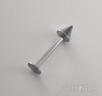 Сережка для пирсинга Fashion (1,5 см) из медицинской стали Серебристая (ПРМ005)