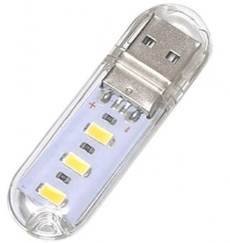 
USB Лампочка фонарик - флешка 3LED 1,5W 6000К(белый свет) 5V
	
	
	
	
 
 
 Фонар. . фото 3