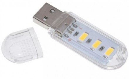 
USB Лампочка фонарик - флешка 3LED 1,5W 6000К(белый свет) 5V
	
	
	
	
 
 
 Фонар. . фото 10