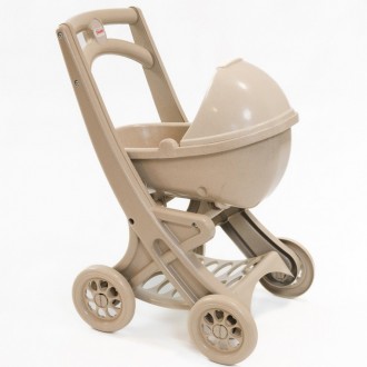 Пластикова коляска для ляльок Doloni Toys Eco Beige (0121/02eco) – стійка та сти. . фото 3