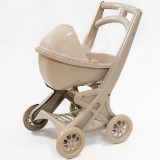 Пластикова коляска для ляльок Doloni Toys Eco Beige (0121/02eco) – стійка та сти. . фото 4