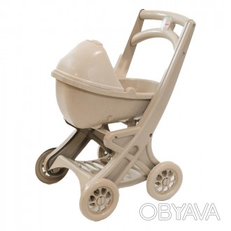 Пластикова коляска для ляльок Doloni Toys Eco Beige (0121/02eco) – стійка та сти. . фото 1