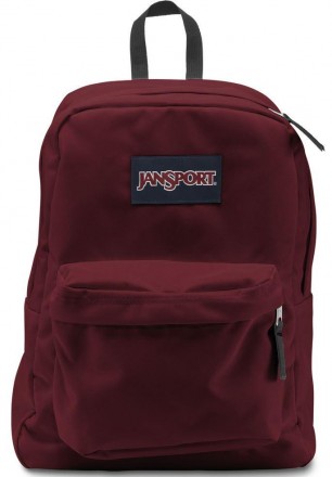 Городской рюкзак 25L Jansport Superbreak бордовый. . фото 4 Яркий городской рюкзак 25L Jansport Superbreak бордовый JS00T5019FL
Описание тов. . фото 4