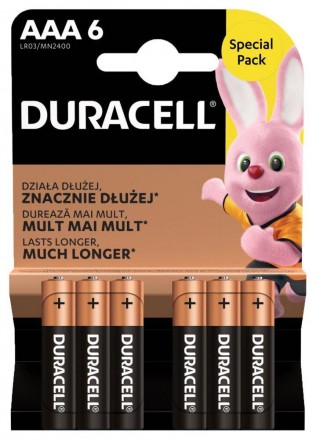 Батарейка Duracell LR03 AAA 1шт (BAT006). Луцьк. фото 1 Батарейка Duracell LR03 AAA 1шт (BAT006). Луцьк. фото 1