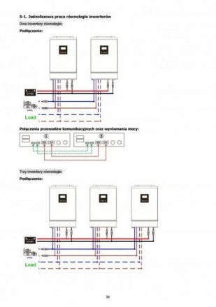 Солнечный фотоэлектрический инвертор OFF-GRID PGF OG-5500 MPPT 5.5KW + WiFi явля. . фото 6