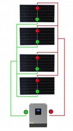 Солнечный фотоэлектрический инвертор OFF-GRID PGF OG-5500 MPPT 5.5KW + WiFi явля. . фото 5