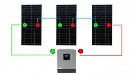 Солнечный фотоэлектрический инвертор OFF-GRID PGF OG-5500 MPPT 5.5KW + WiFi явля. . фото 4