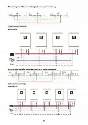 Солнечный фотоэлектрический инвертор OFF-GRID PGF OG-5500 MPPT 5.5KW + WiFi явля. . фото 7